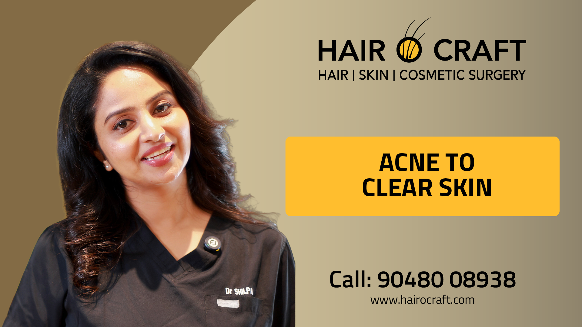 Acne to clear skin transformation by Dr. Shilpa Mary Joy at Hair O Craft