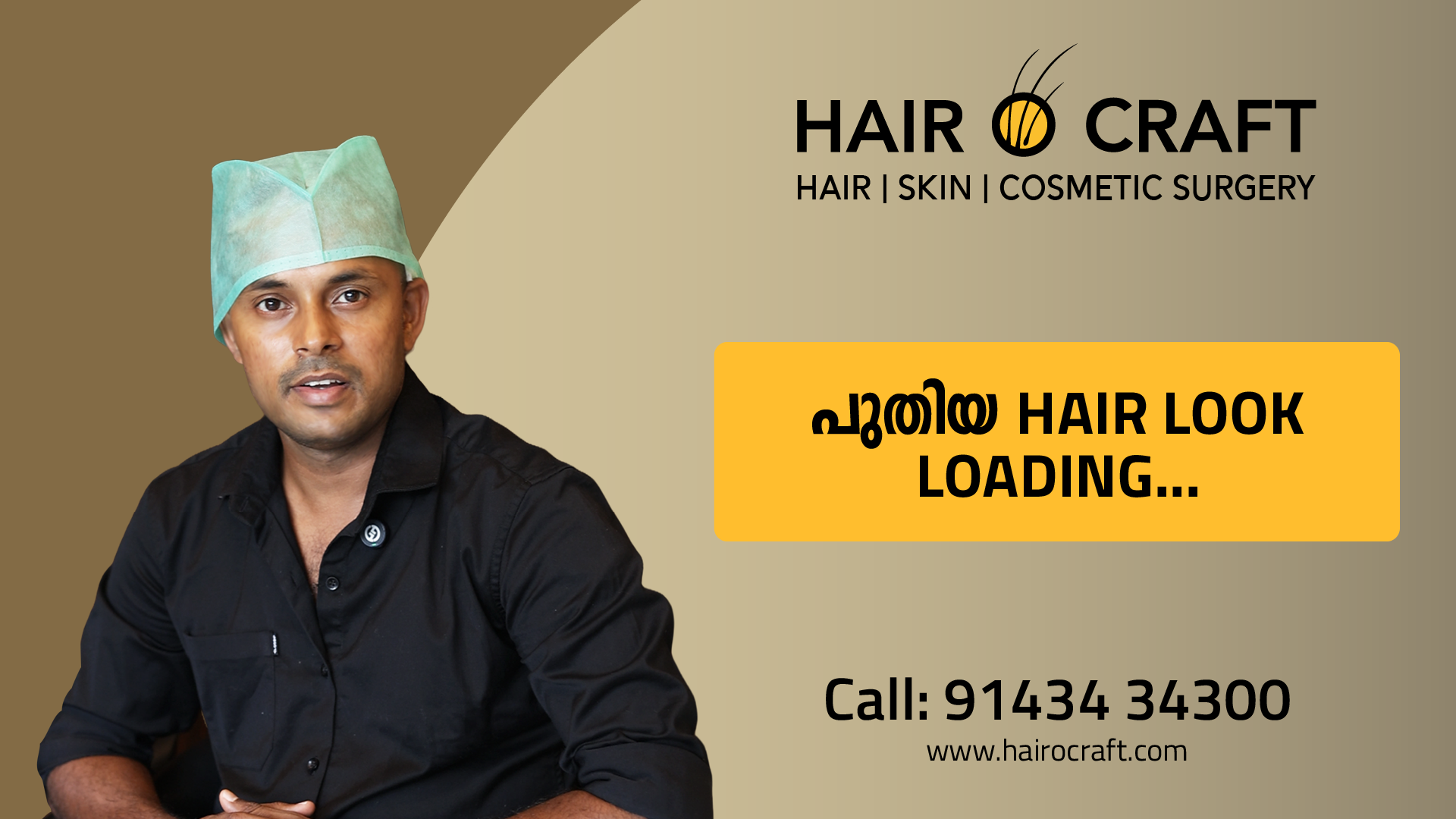 Anas came for hair transplantation at Hair O Craft