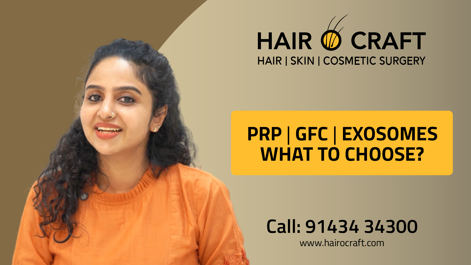 PRP vs GFC vs exosomes what to choose explained by Dr. Shilpa Mary Joy at Hair O Craft